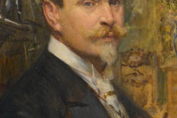 Eduard Veith w Muzeum Narodowym - fot. Małgorzata Chmiel