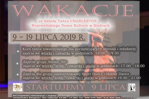 Wakacyjna oferta Szkoły Tańca CHARLESTON