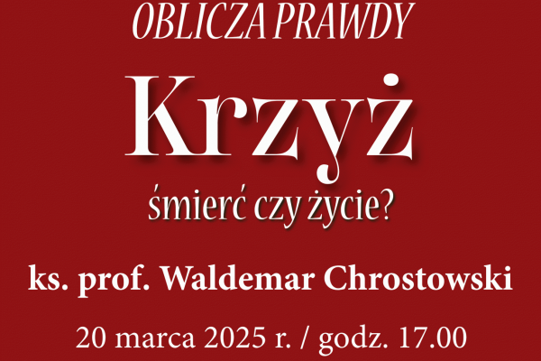 Muzeum Diecezjalne w Kielcach zaprasza na wykład ks. prof. Waldemara Chrostowskiego