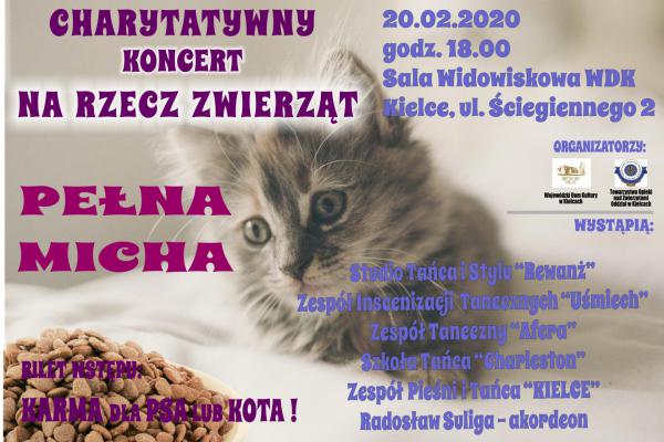 Koncert charytatywny „Pełna Micha” 2020