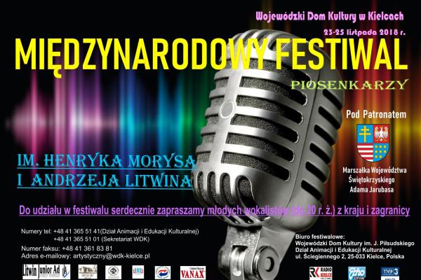 Poznaliśmy uczestników Festiwalu H. Morysa i A. Litwina 2018