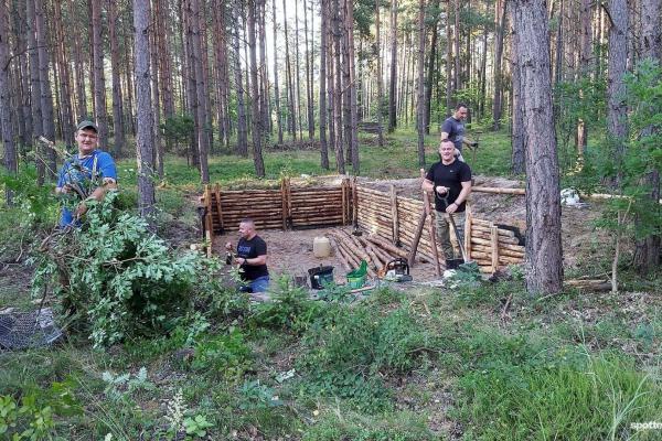 Stanowisko czołgowe Panther zrekonstruowane dla turystów