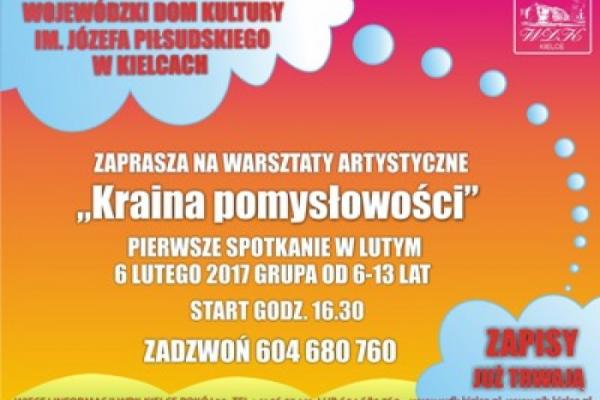 Warsztaty artystyczne „Kraina pomysłowości”