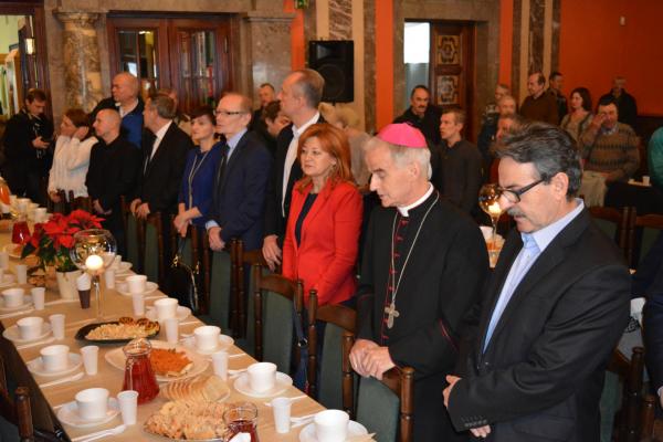 Wigilia dla bezdomnych i potrzebujących w WDK - Fot. Agnieszka Markiton