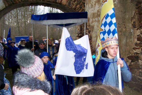 Orszak Niebieski prowadził Kamil Piasecki - foto Krzysztof Herod