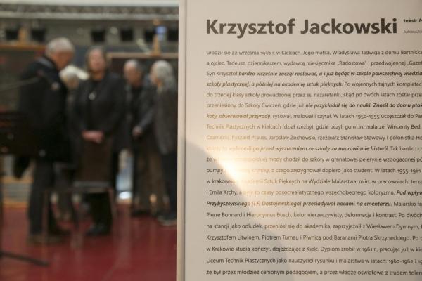 Wernisaż malarstwa Krzysztofa Jackowskiego - Fot. Małgorzata Chmiel