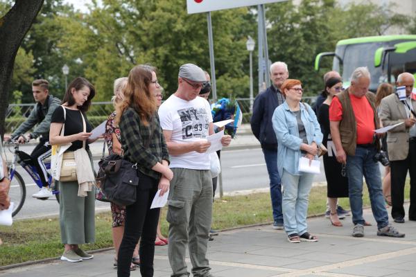 79. rocznica likwidacji kieleckiego getta - fot. Damian Więch