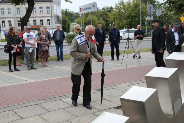 79. rocznica likwidacji kieleckiego getta - fot. Damian Więch