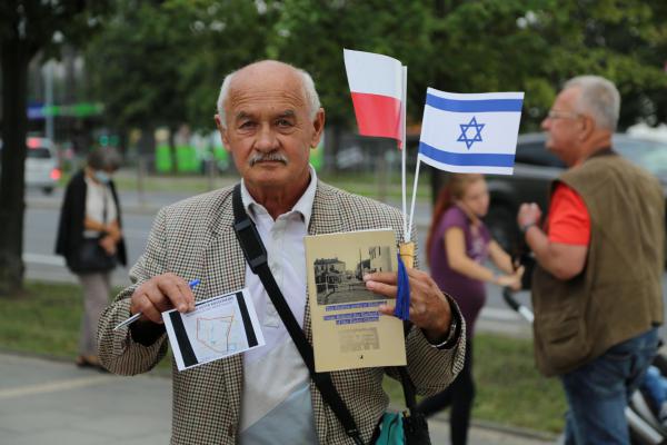 79. rocznica likwidacji kieleckiego getta - fot. Damian Więch