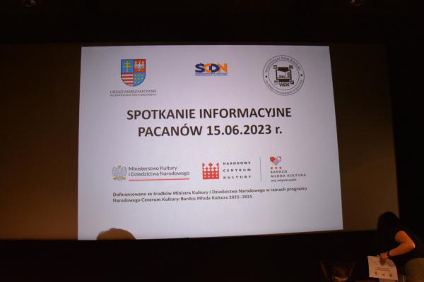 BMK 2023 – spotkanie informacyjne w Pacanowie  - Fot.: Inga Pamuła (PIK) 