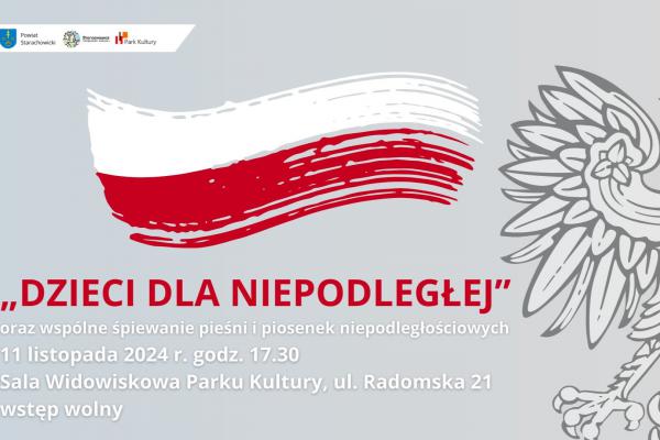 „Dzieci dla Niepodległej” – koncert w Starachowicach