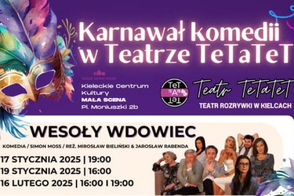 Karnawał komedii w Teatrze TeTaTeT