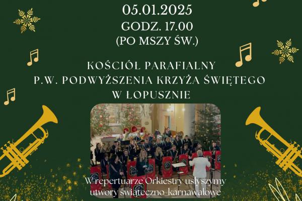 Koncert noworoczny Orkiestry Dętej OSP Łopuszno