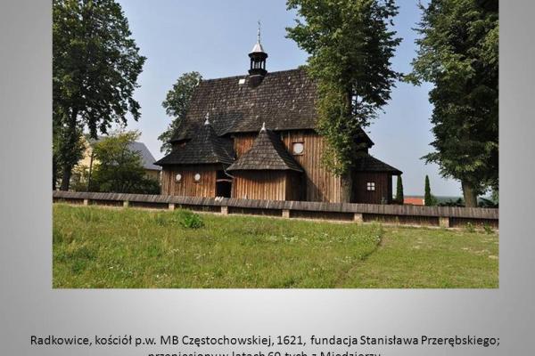 Architektura drewniana w regionie świętokrzyskim XVI - XIX wiek - Prezentacja dr. Piotra Rosińskiego