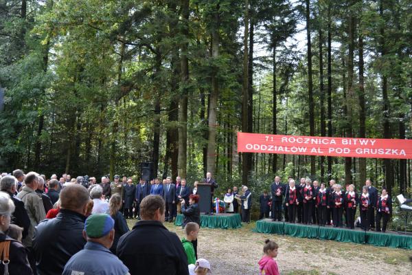 71 rocznica bitwy oodziałów AL pod Gruszką - Fot. Marek Urbański