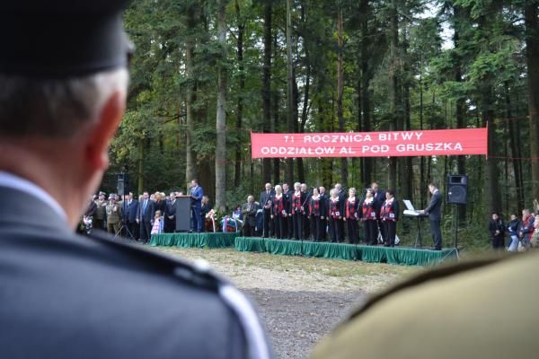 71 rocznica bitwy oodziałów AL pod Gruszką - Fot. Marek Urbański