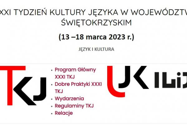 XXXI Tydzień Kultury Języka w województwie świętokrzyskim