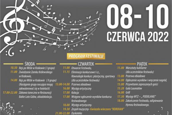 8 – 10.06. | Zespół UŚMIECH powalczy o kolejne nagrody na XIX Festiwalu Piosenki i Form Twórczych Osób Niepełnosprawnych w Podolanach