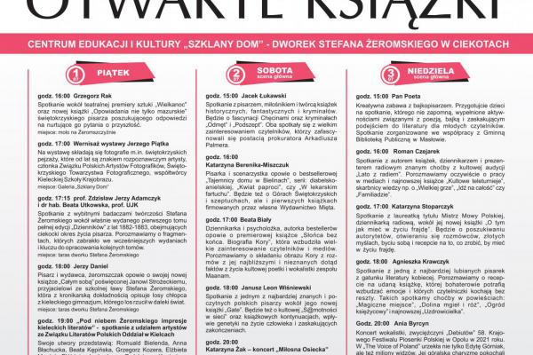 01.07.–03.07. | III edycja Festiwalu Sztuki i Mediów OTWARTE KSIĄŻKI