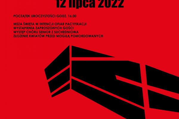 12–13.07. | Dzień Walki i Męczeństwa Wsi Polskiej. 79. rocznica pacyfikacji wsi Michniów 