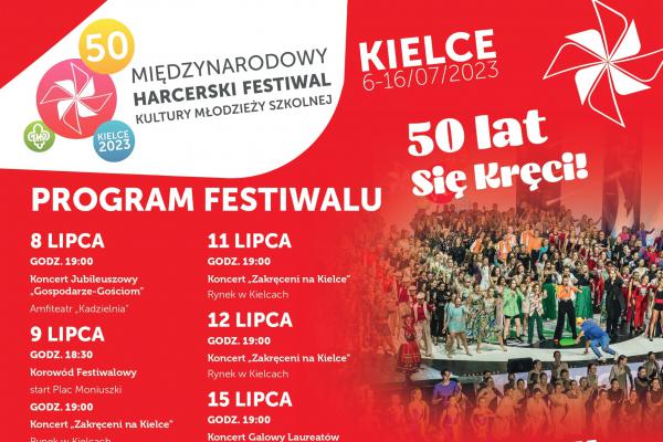 Rozpoczął się 50. Międzynarodowy Harcerski Festiwal Kultury Młodzieży Szkolnej