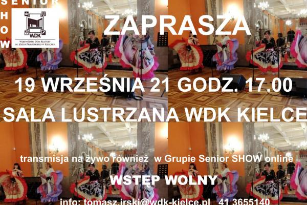 19 września WDK zaprasza na kolejny koncert z cyklu Senior Show