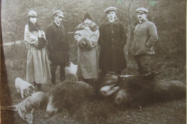 Muzeum Witolda Gombrowicza - Polowanie w Potoczku - majątku Janusza Gombrowicza.