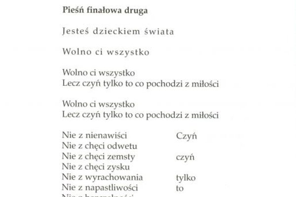 Pieśni - Henryk Jachimowski - Jesteś dzieckiem świata