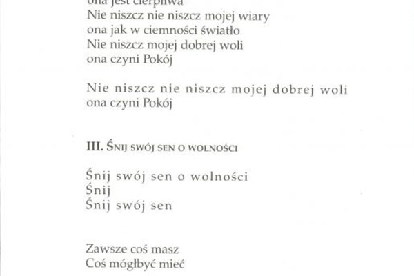 Pieśni - Henryk Jachimowski - Jesteś dzieckiem świata