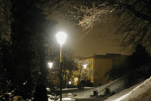 Park Miejski wieczorową porą - Fot. Cezariusz Matla