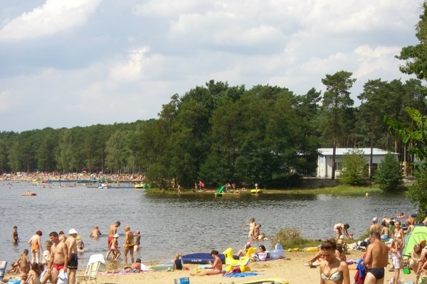 Sielpia i okolice - Plaża nad zalewem. Fot. Edyta Ruszkowska