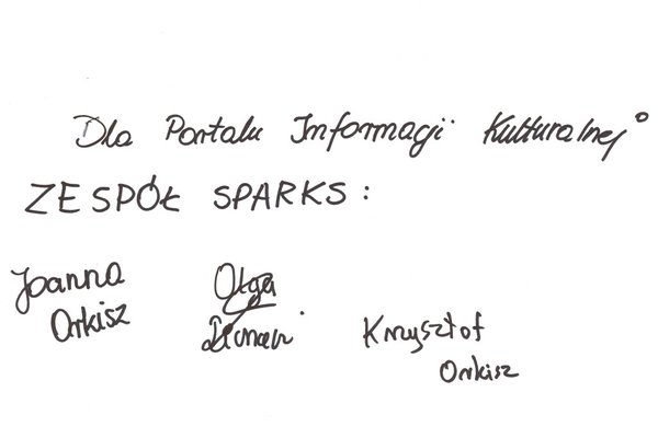 Autograf Zespołu SPARKS