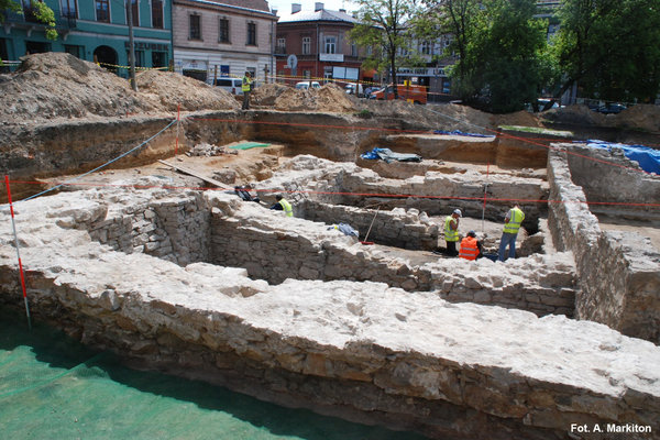 Ruiny pierwotnego ratusza - Część wschodnia ruin