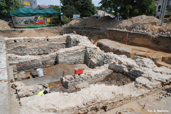 Ruiny pierwotnego ratusza - Część wschodnia ruin