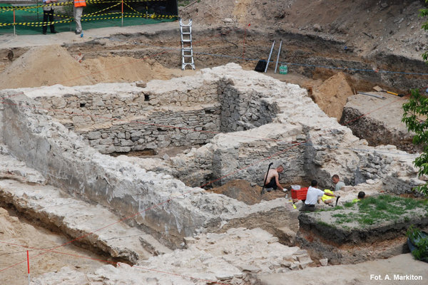 Ruiny pierwotnego ratusza - Część wschodnia ruin