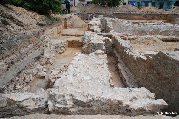 Ruiny pierwotnego ratusza - Część północna ruin