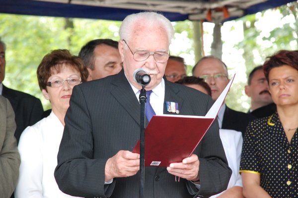 Ryszard Kaczorowski - Ostatni Prezydent na uchodźstwie.Fot. A. Markiton