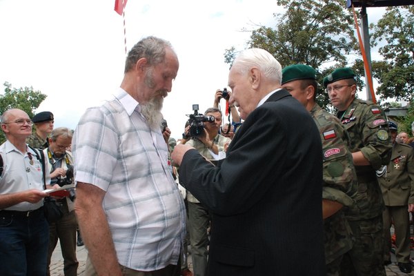 Ryszard Kaczorowski - Ostatni Prezydent na uchodźstwie.Fot. A. Markiton