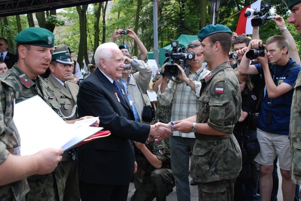 Ryszard Kaczorowski - Ostatni Prezydent na uchodźstwie.Fot. A. Markiton