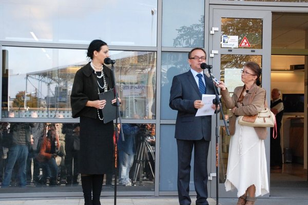 Nadanie im. Witolda Gombrowicza Wojewódzkiej Bibliotece Publicznej w Kielcach - Fot. Barbara Jankowska-Piróg