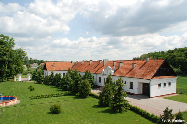 Pałac w Czyżowie Szlacheckim - Widok z balkonu.