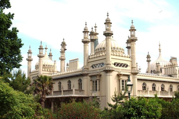 Brighton, Royal Pavilion – park przypałacowy. - fot. Małgorzata Kaczmarek