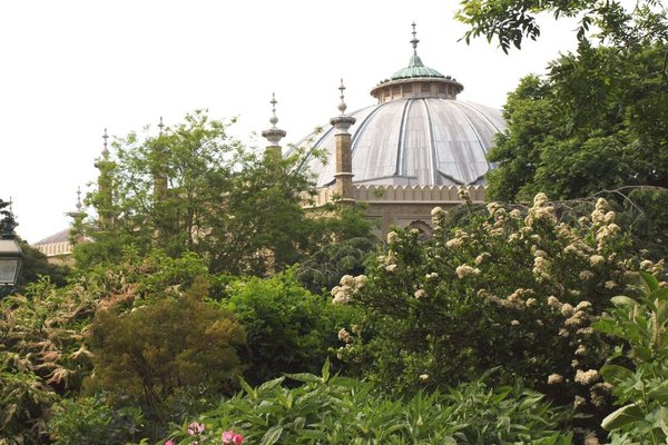 Brighton, Royal Pavilion – park przypałacowy. - fot. Małgorzata Kaczmarek