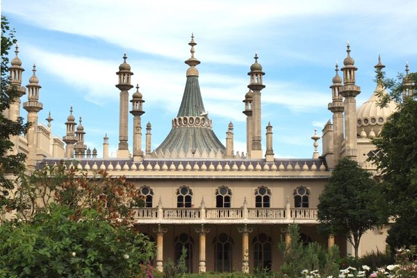 Brighton, Royal Pavilion – park przypałacowy. - fot. Małgorzata Kaczmarek