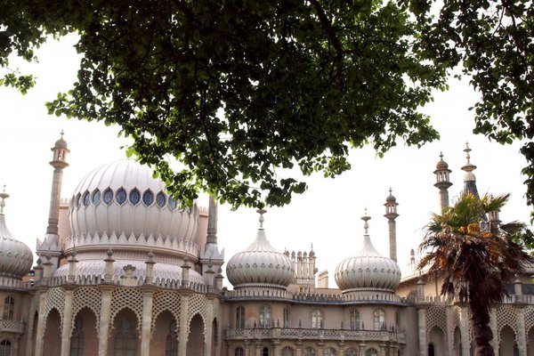 Brighton, Royal Pavilion – park przypałacowy. - fot. Małgorzata Kaczmarek