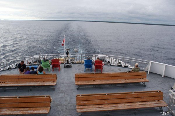 Manitoulin Island - Przeprawa promem na wyspę Manitoulin. Fot. Krzysztof Zalecki