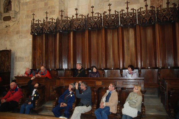 Wiślica - Uczestnicy Study Tour w Bazylice Narodzenia Najświętszej Marii PannyFot. Mariusz Lis