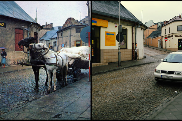 Kielce wczoraj i dziś - Ulica Bodzentyńska. Fot. Michał Janyst