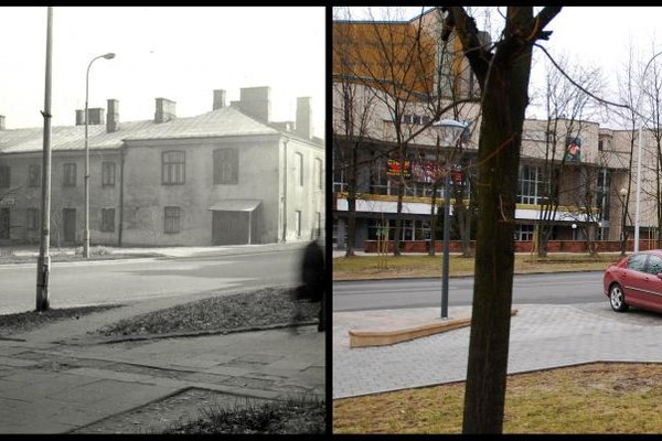 Kielce wczoraj i dziś - Ulica św. Leonarda. Fot. Michał Janyst