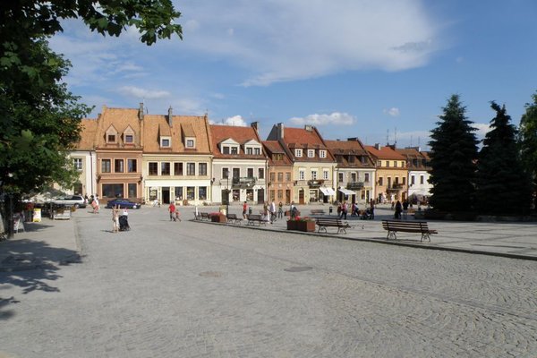 Sandomierz - Sandomierski rynek. Fot Edyta Ruszkowska